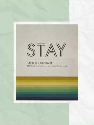 Cover of STAY wallpaper collection book.