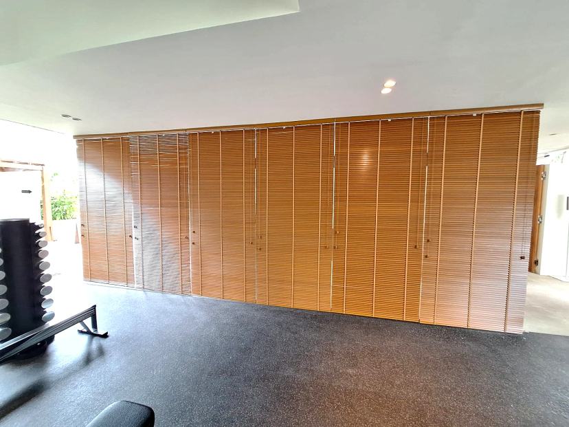 Wooden Blinds — Bali installation — SharpPoint