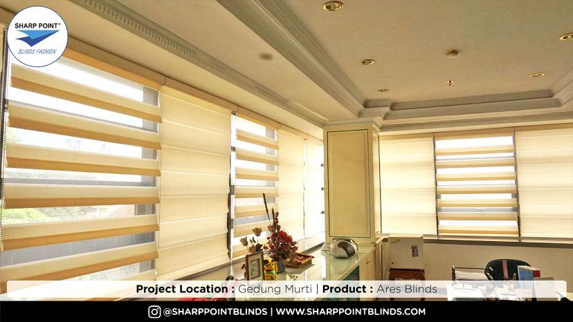 Ares Blinds interior installation by Sharp Point Bali