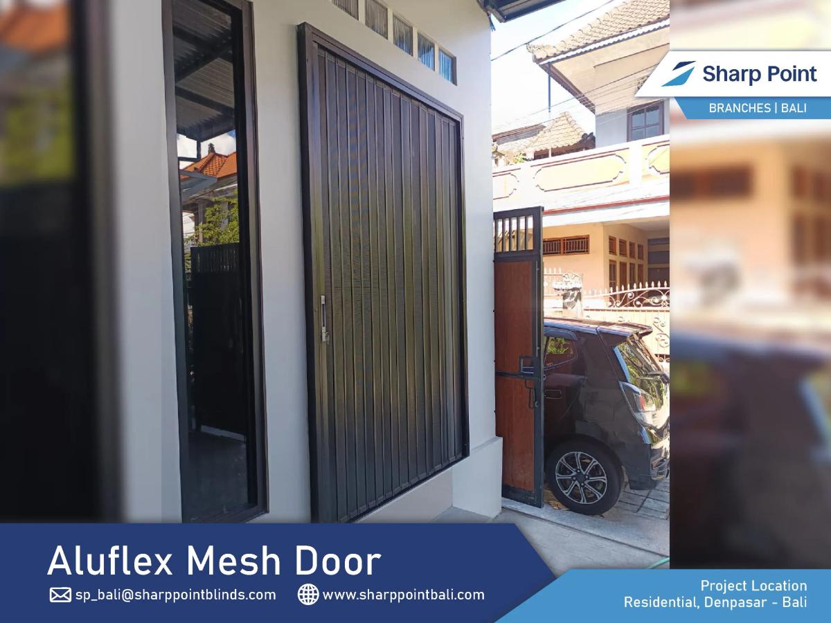 Residential — Denpasar — Aluflex Mesh Door Searah, Black Color, Residential, Denpasar,03 02 2026 (Puspa) (1)