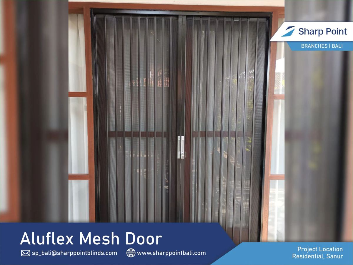 ALUFLEX MESH DOOR (BLACK) Sanur 31 0726 (ifana) (1)