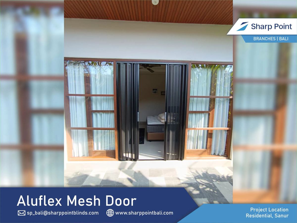ALUFLEX MESH DOOR (BLACK) Sanur 31 0726 (ifana) (2)
