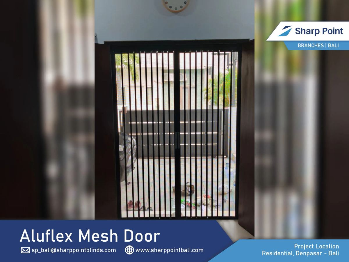 Aluflex Mesh Door (BT) Black color Residential Denpasar 22 06 2026 (Puspa) (2)