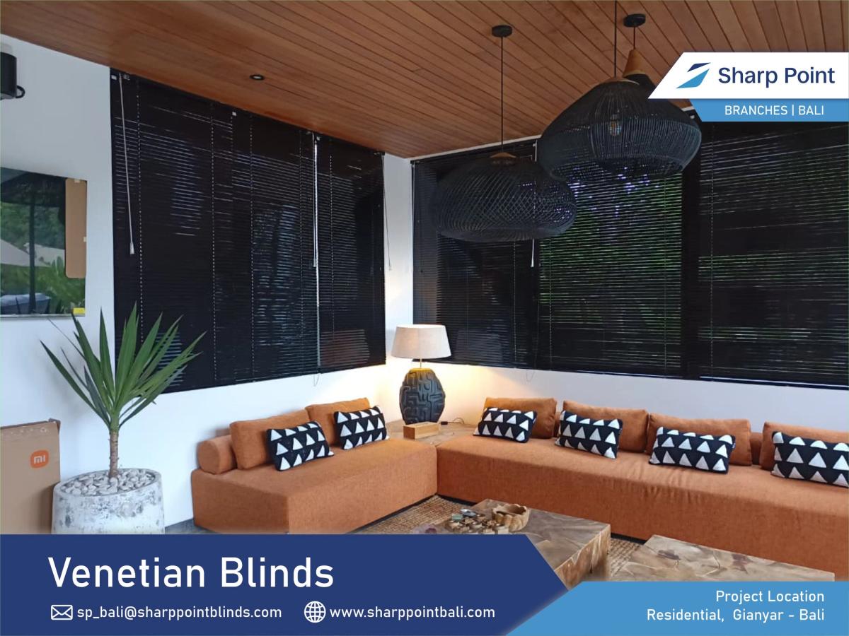 Residential — Gianyar — Venetian Blinds Sp.042 Black Residential, Gianyar 17 11 2025 (5)