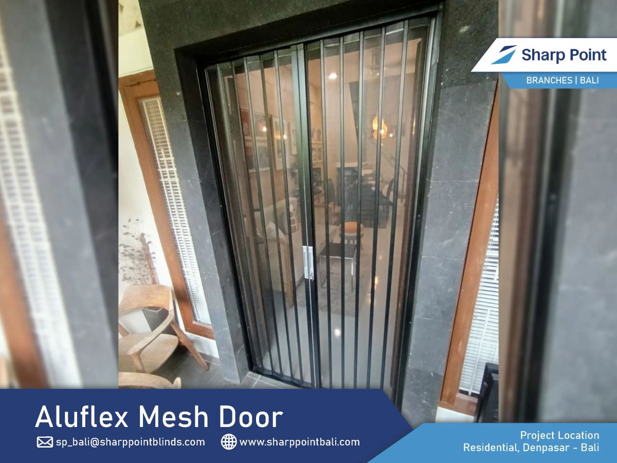 Aluflex Mesh Door Black Residence, Denpasar 09 08 2025 Rus (1)