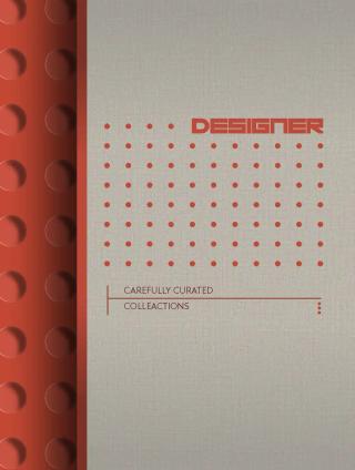 Cover of DESIGNER wallpaper collection book.
