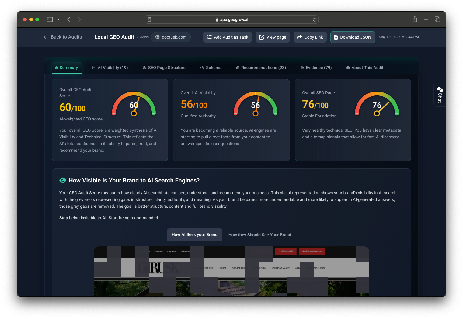 Local GEO Audit