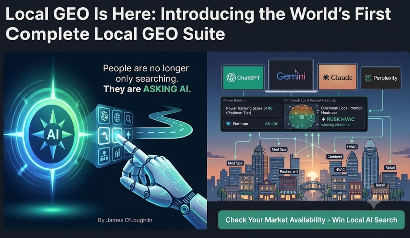 Cover image for Local GEO Is Here: Introducing the World’s First Complete Local GEO Suite
