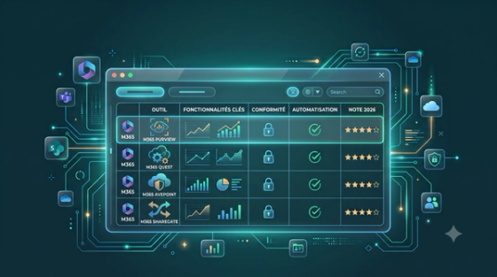 Les meilleurs outils de gouvernance Microsoft 365 (comparatif 2026)