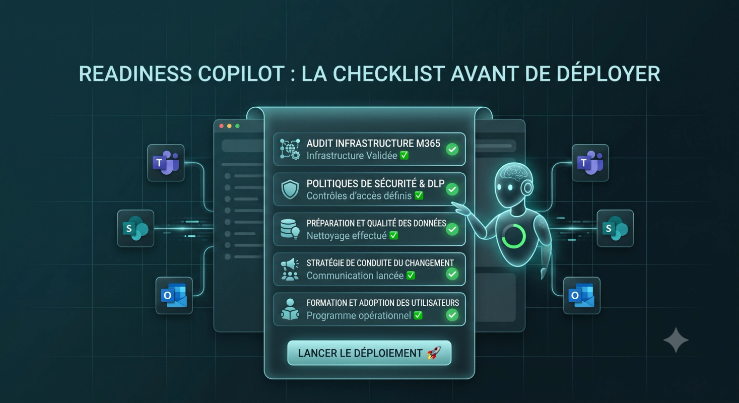 Checklist de readiness avant de déployer Microsoft 365 Copilot