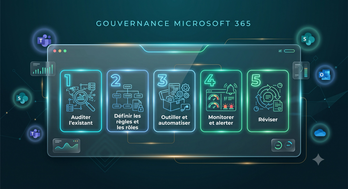 Méthode de mise en place d'une gouvernance Microsoft 365