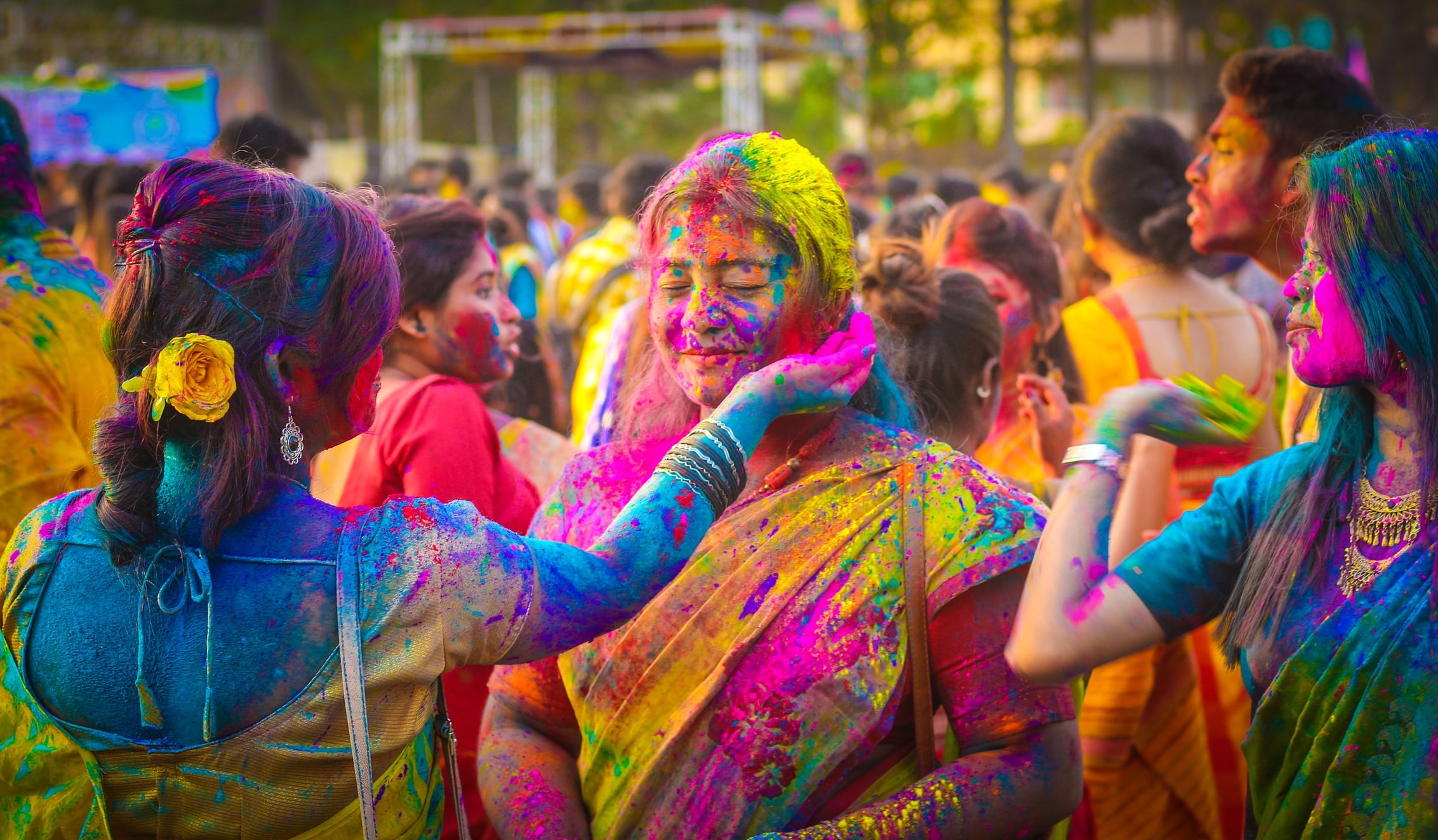 Holi office celebration