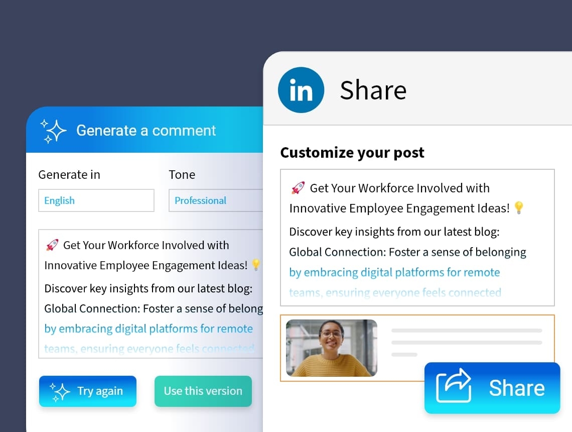 Sociabble Employee Advocacy Program - Ask AI