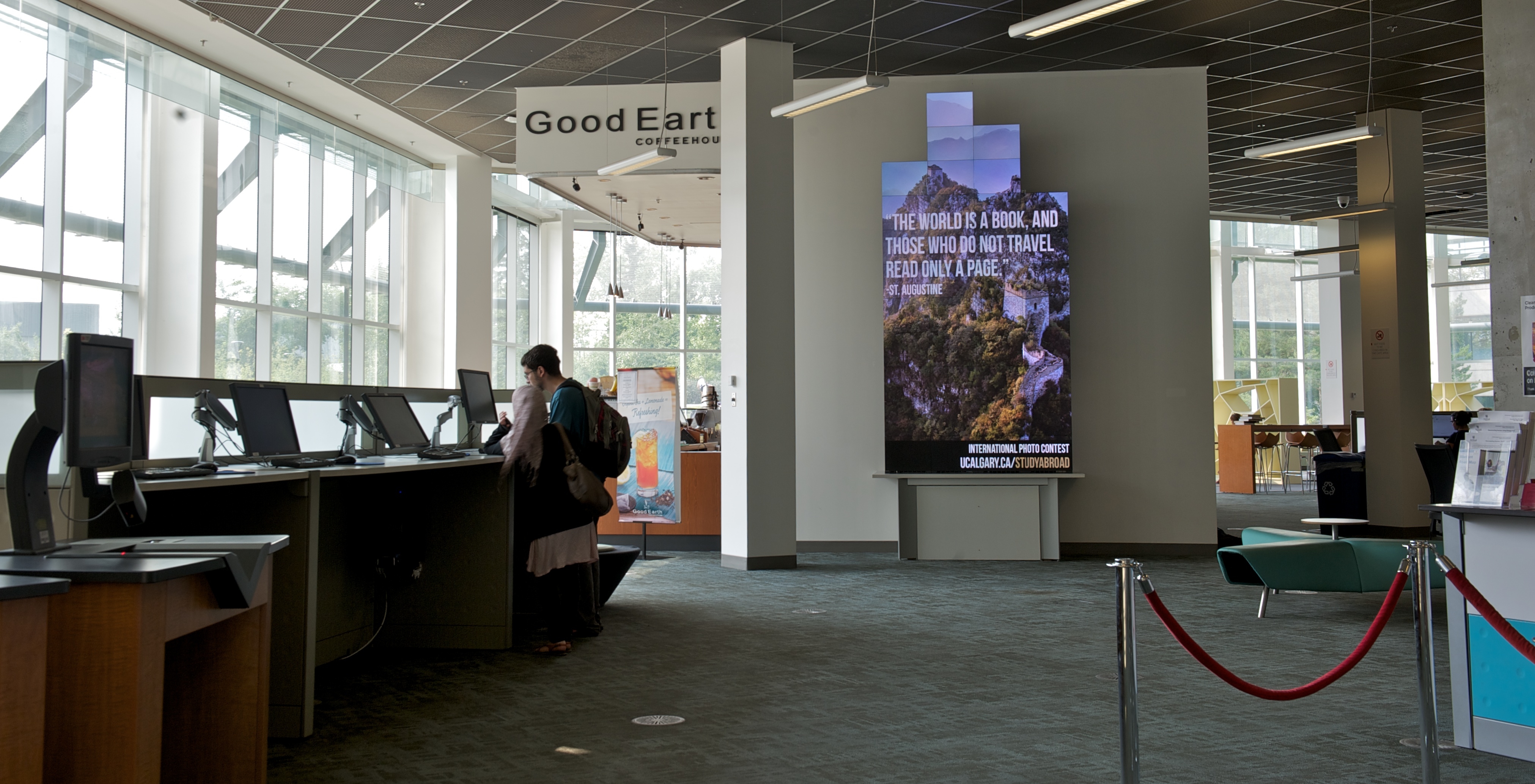University of Calgary - Library Video Wall