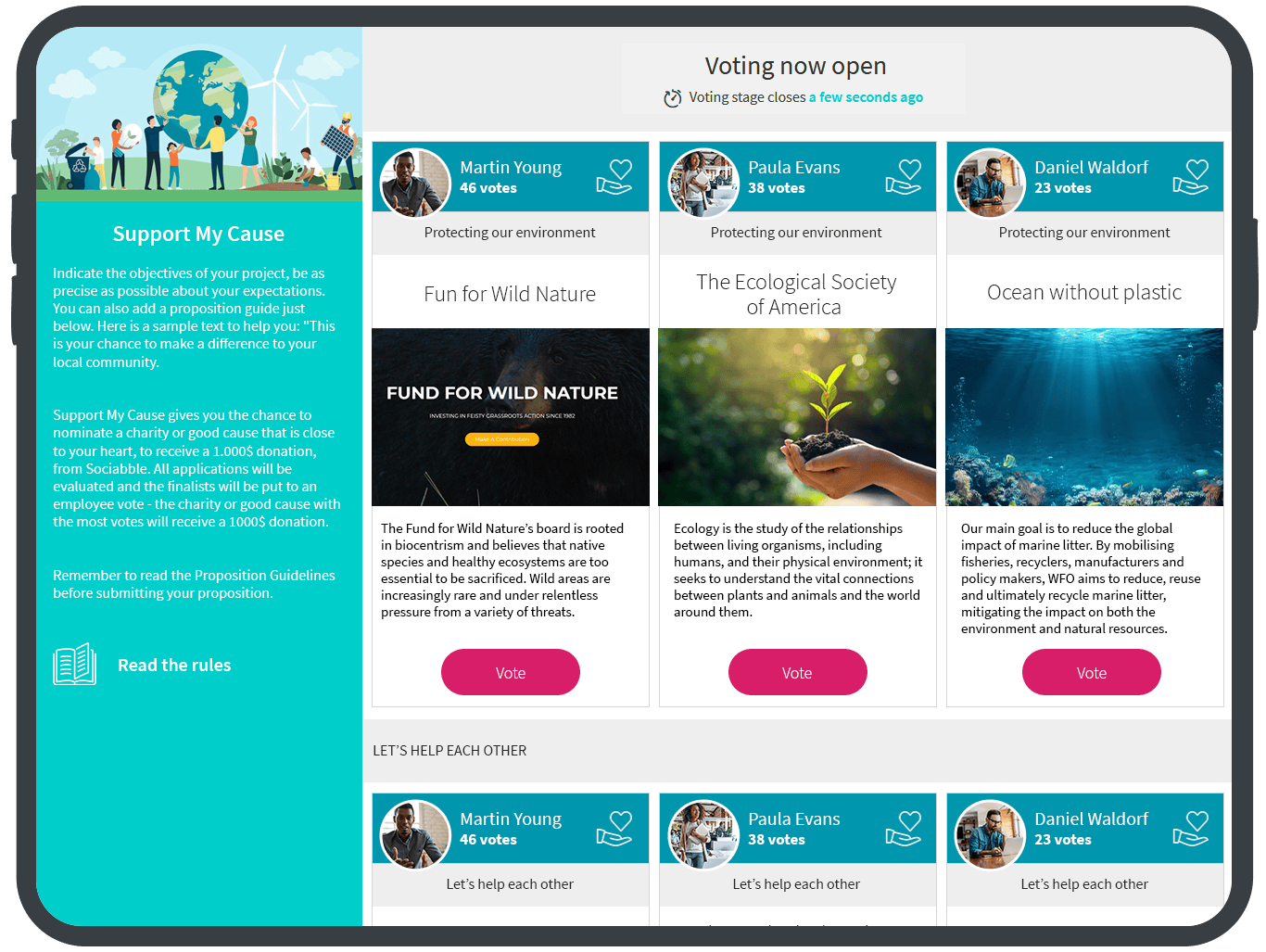 Improve employee engagement