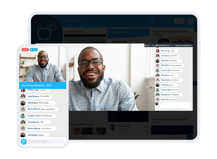 event shared on enterprise video - hr communication