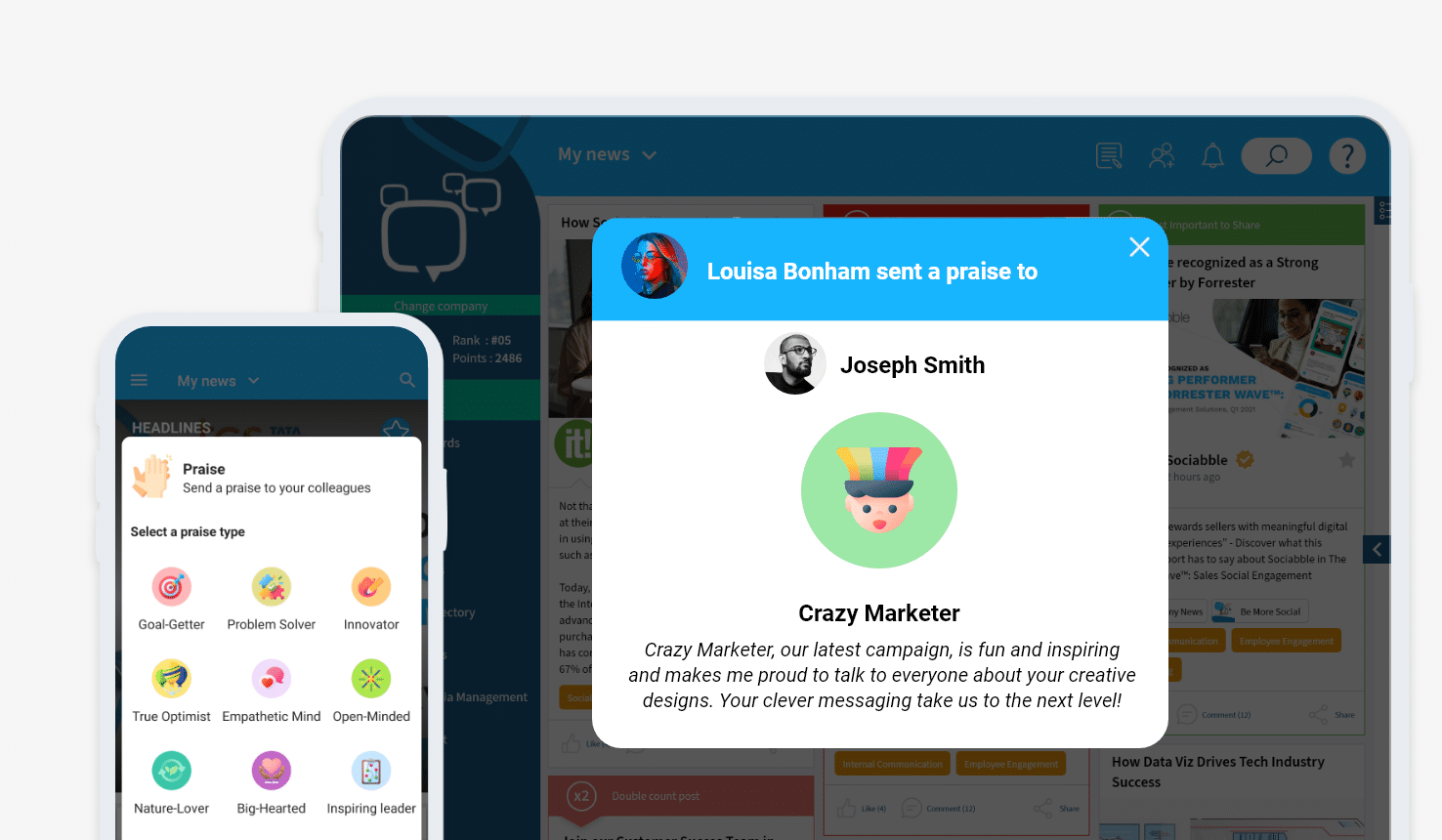 Sociabble - Rewards and Recognition Tool