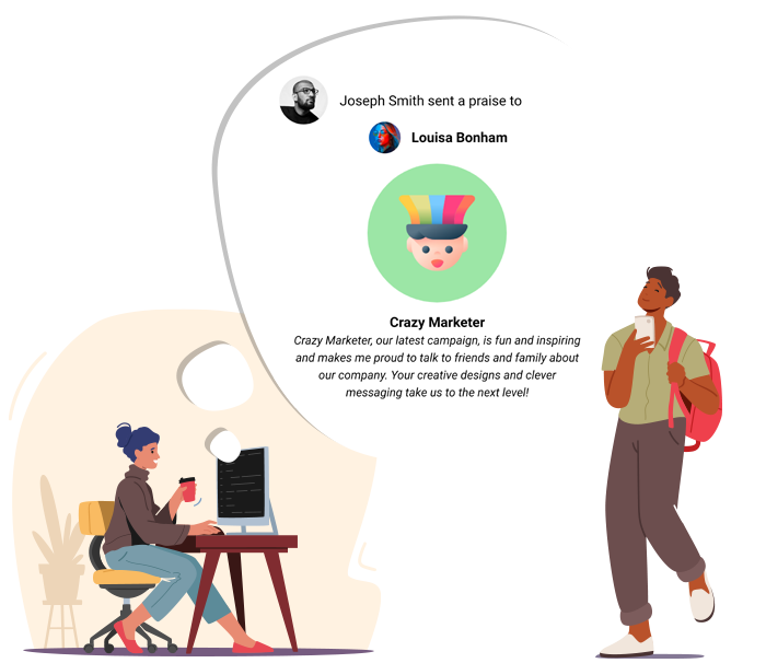 Employee recognition example
