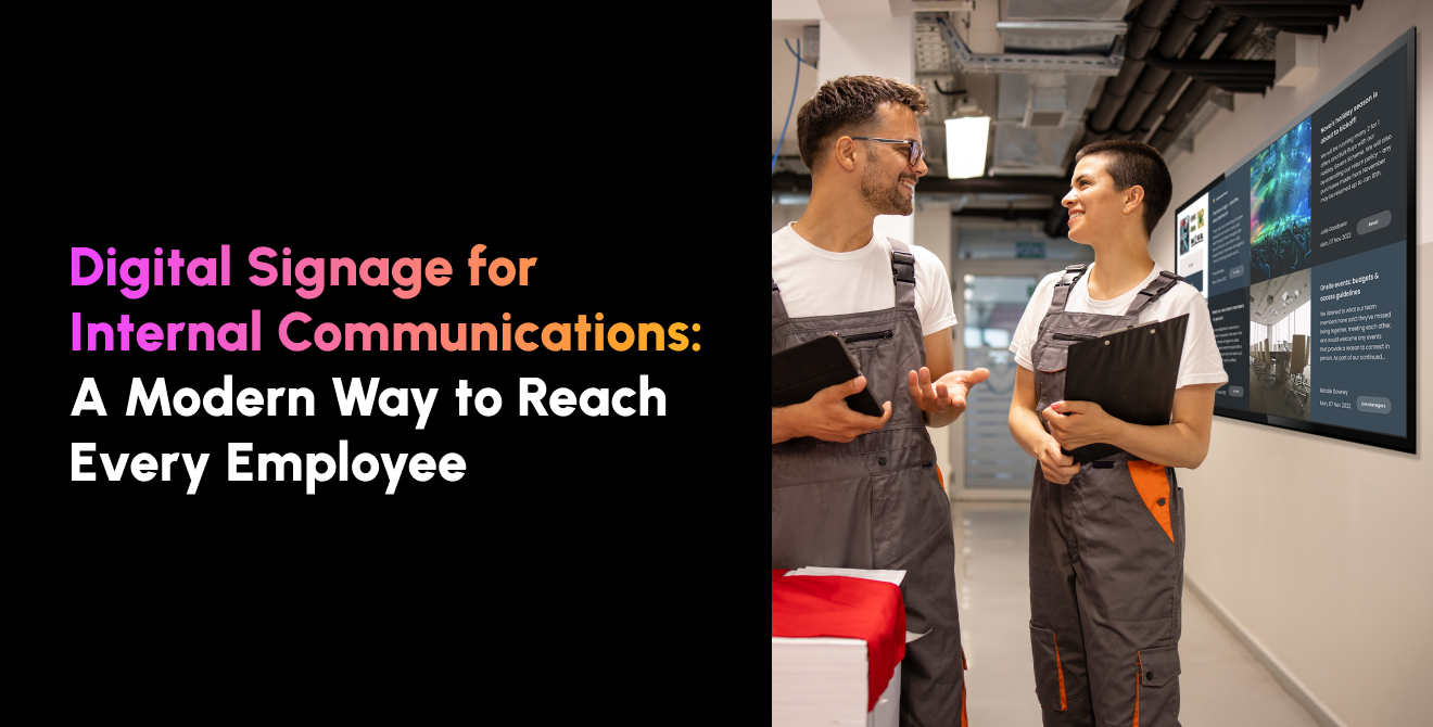 Digital Signage for Internal Communications: Complete Guide | Poppulo
