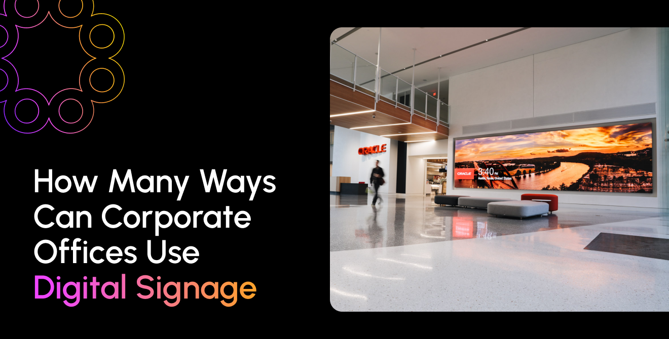 How Many Ways Can Corporate Offices Use Digital Signage?