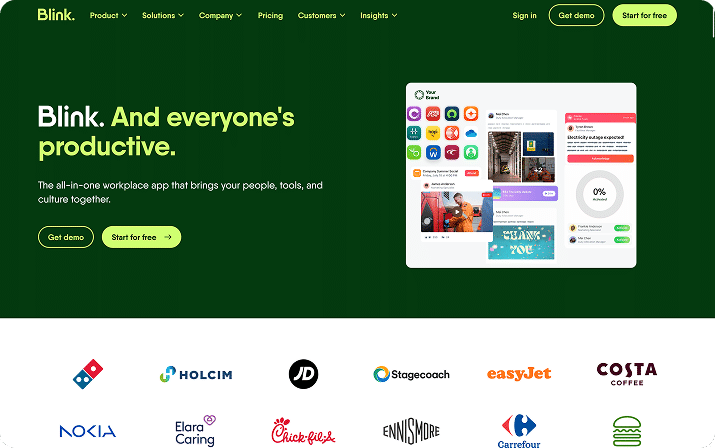 blink homepage