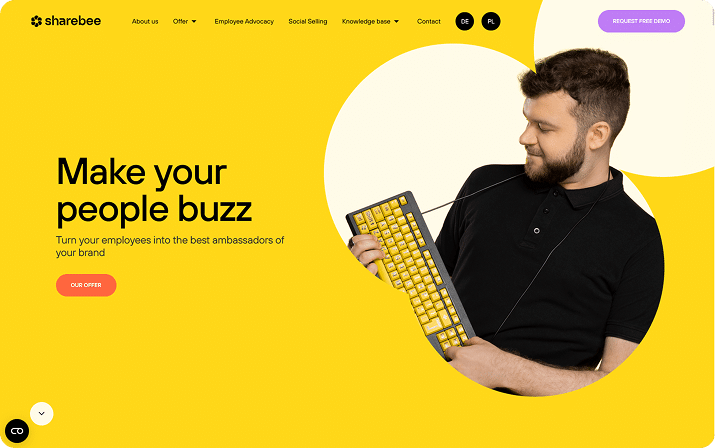 sharebee homepage