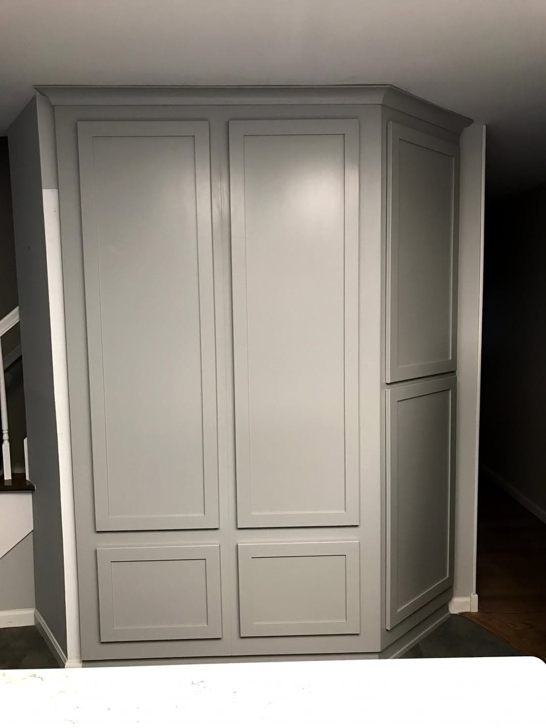 Custom dining room built-ins with window seat