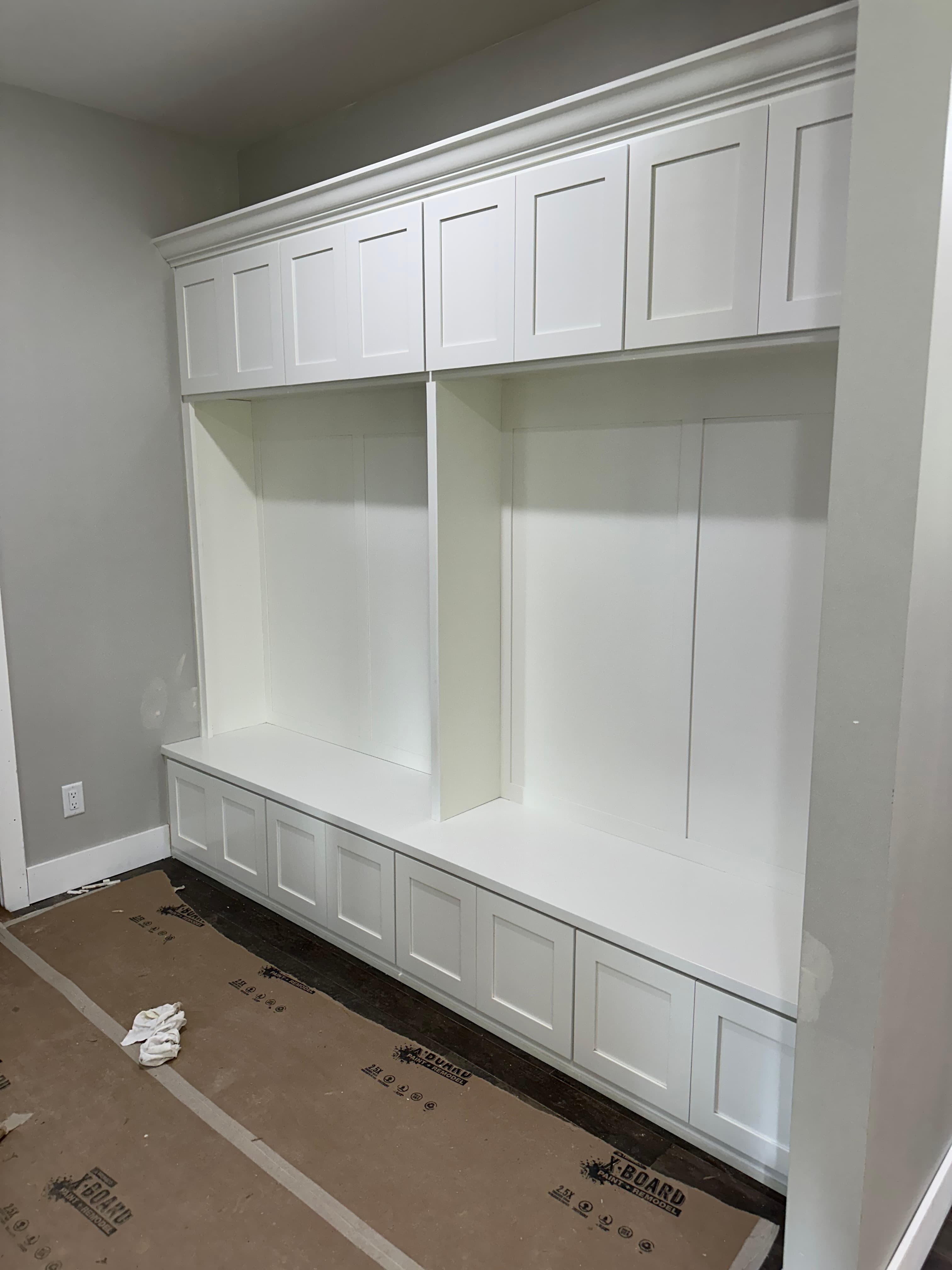 Custom compact bathroom vanity