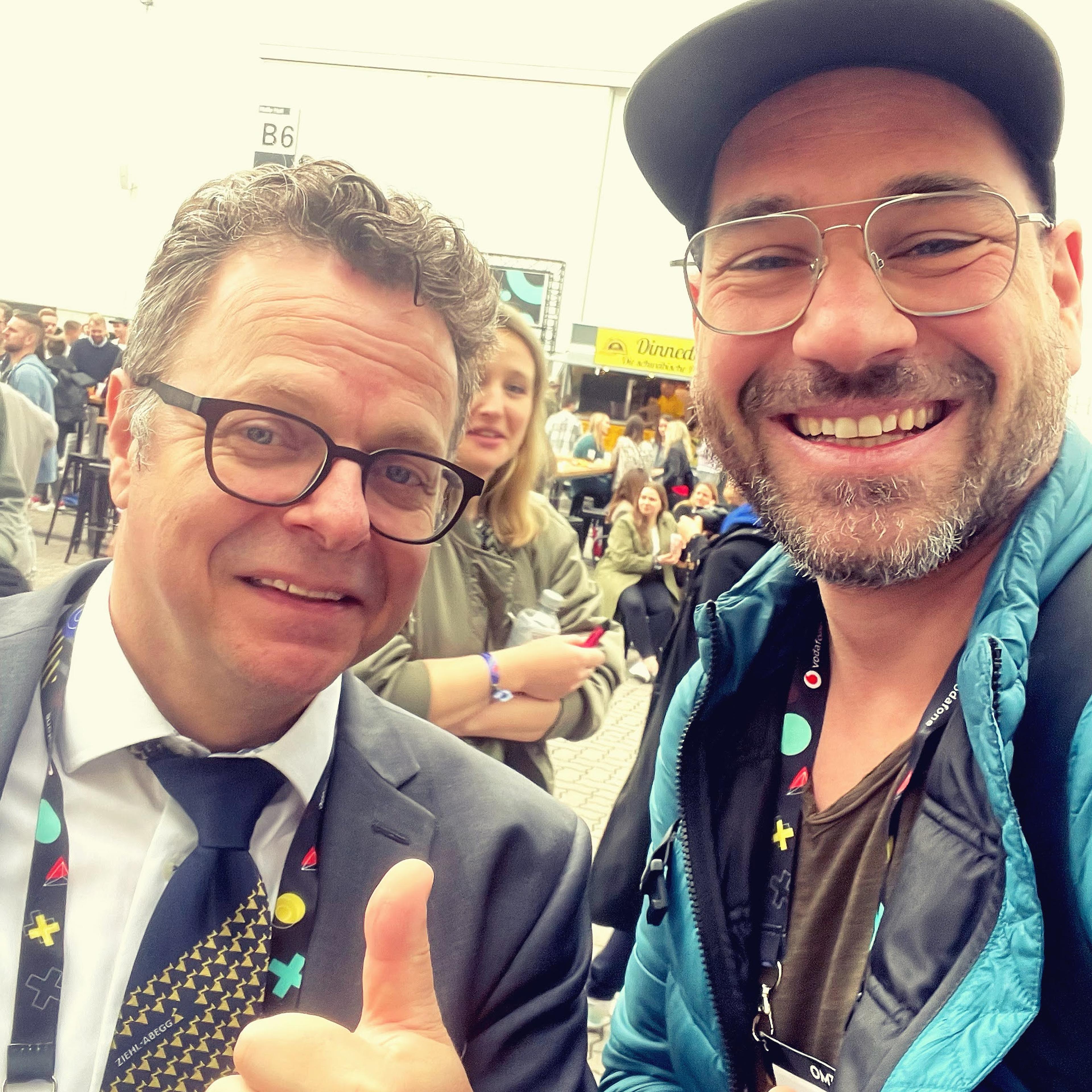 Reiner Grill auf der OMR getroffen 