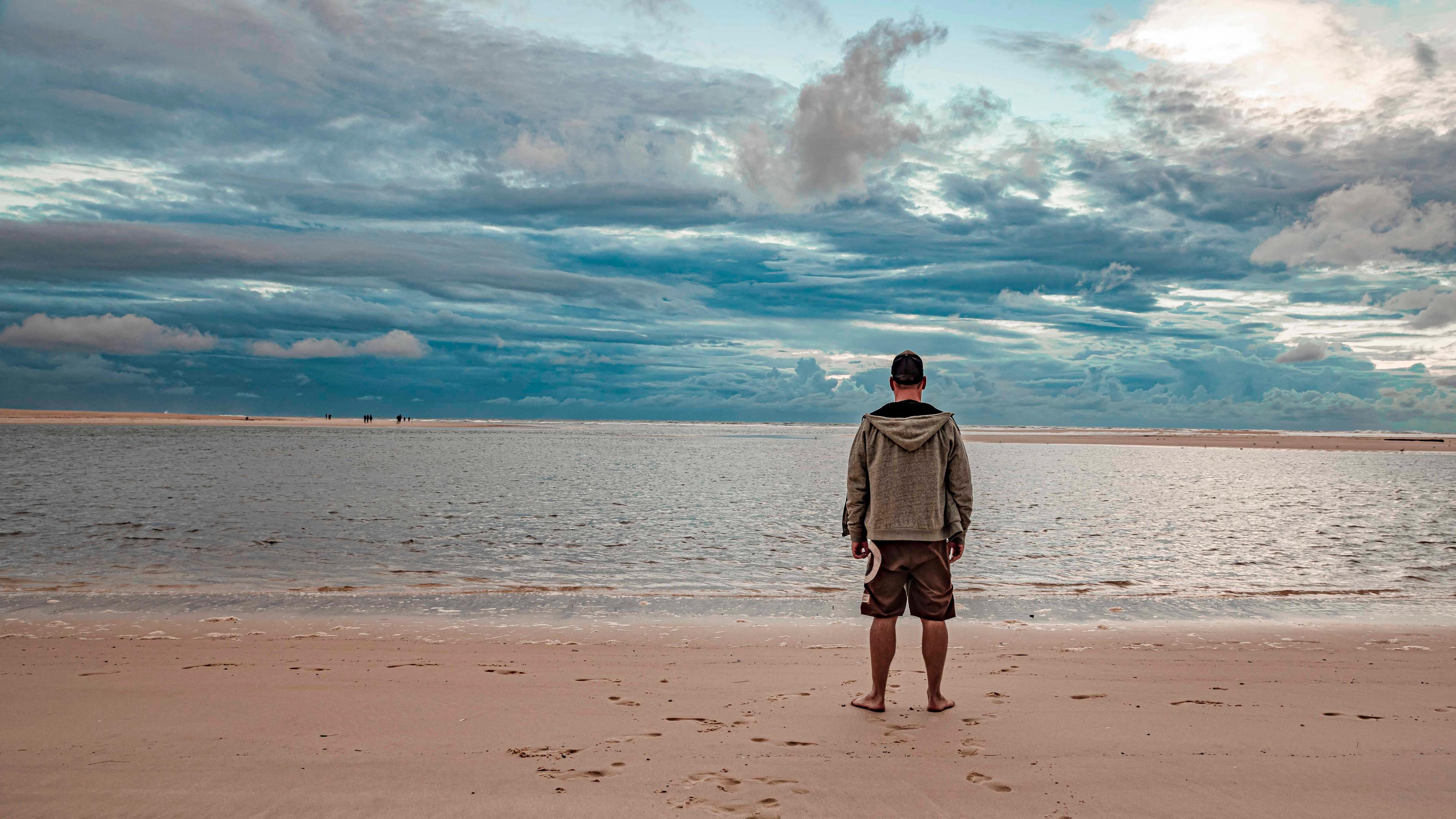 Mann am Meer
