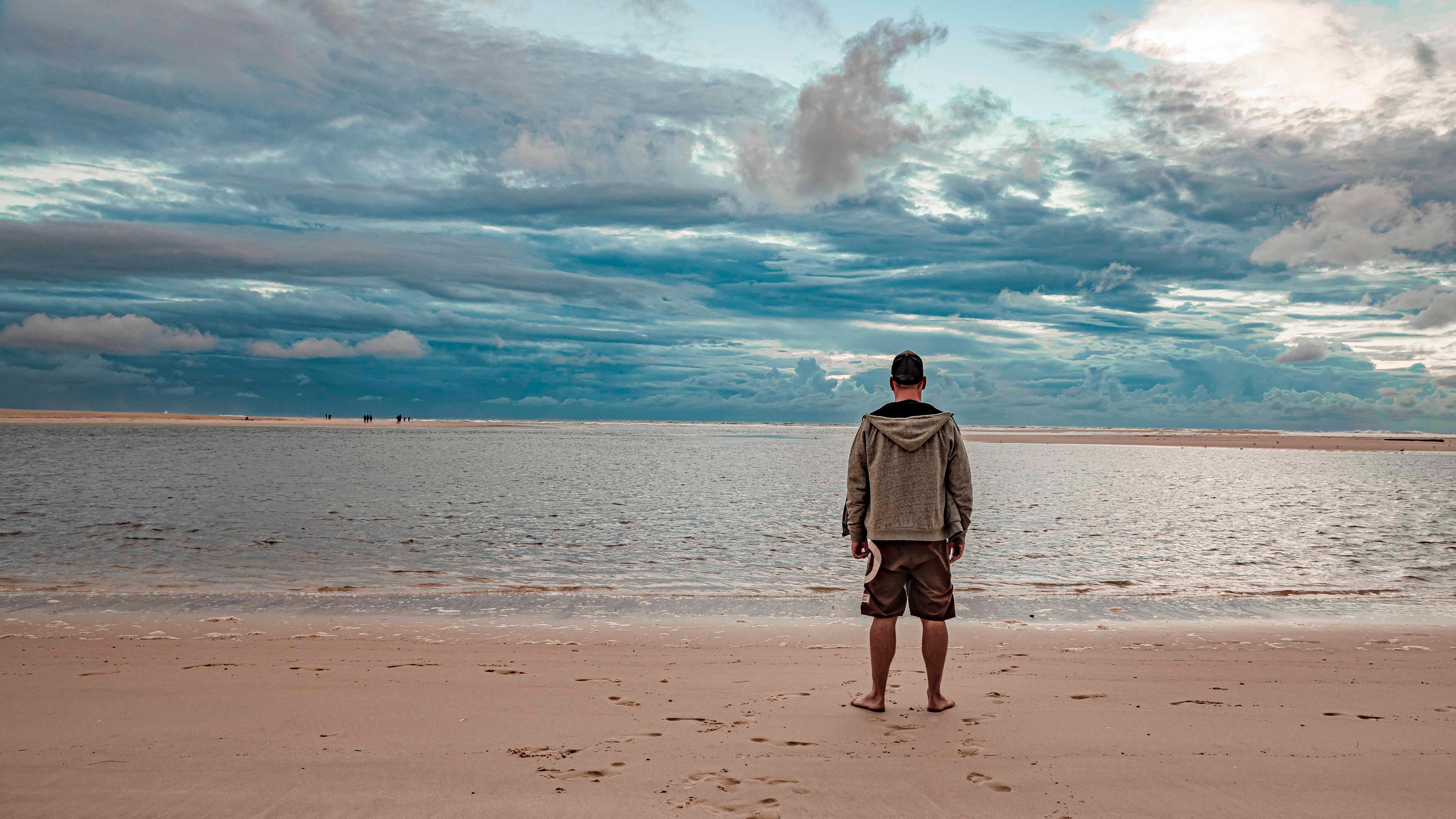 Mann am Meer
