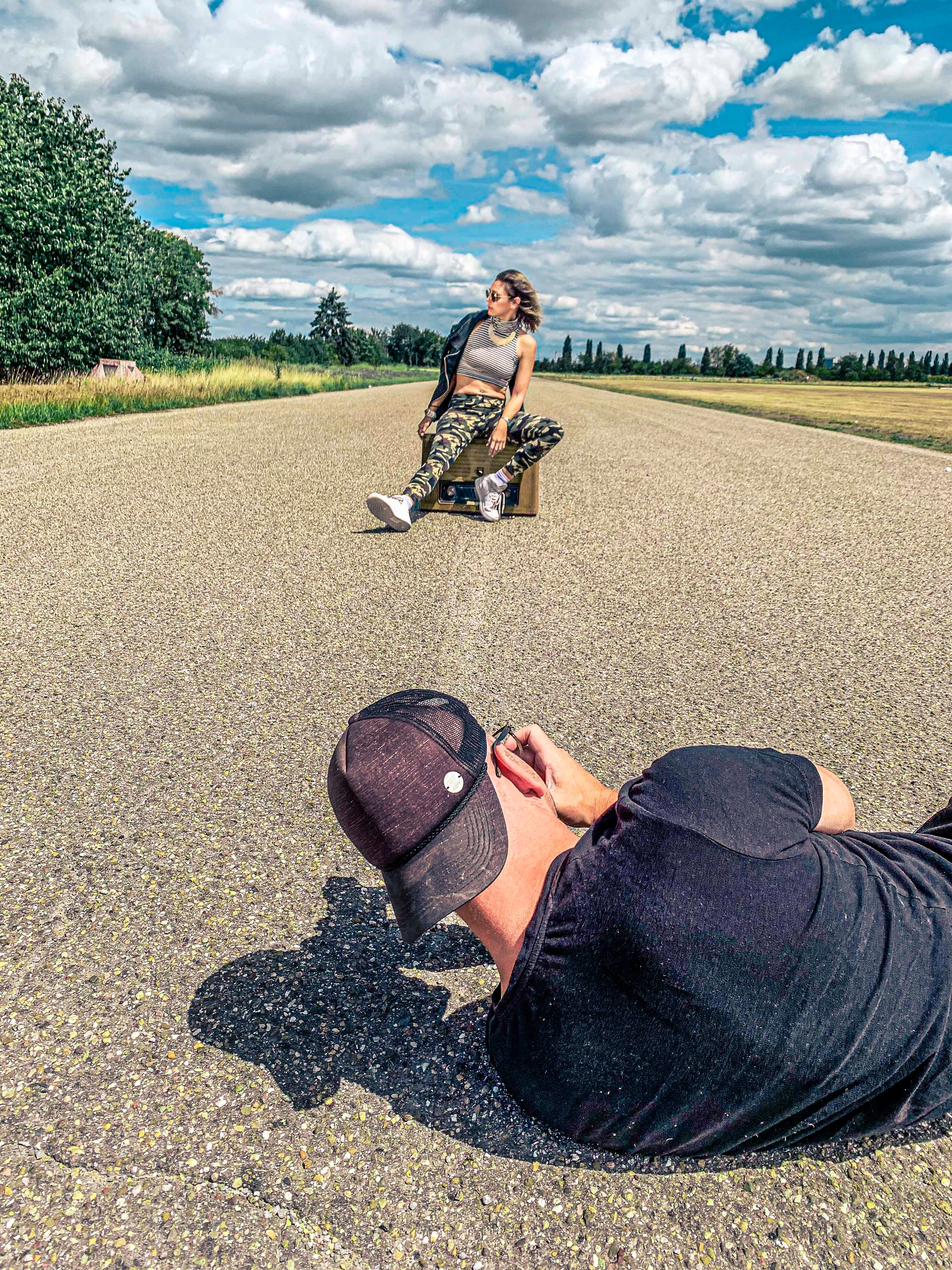 Alex Hauk Shooting mit Börni