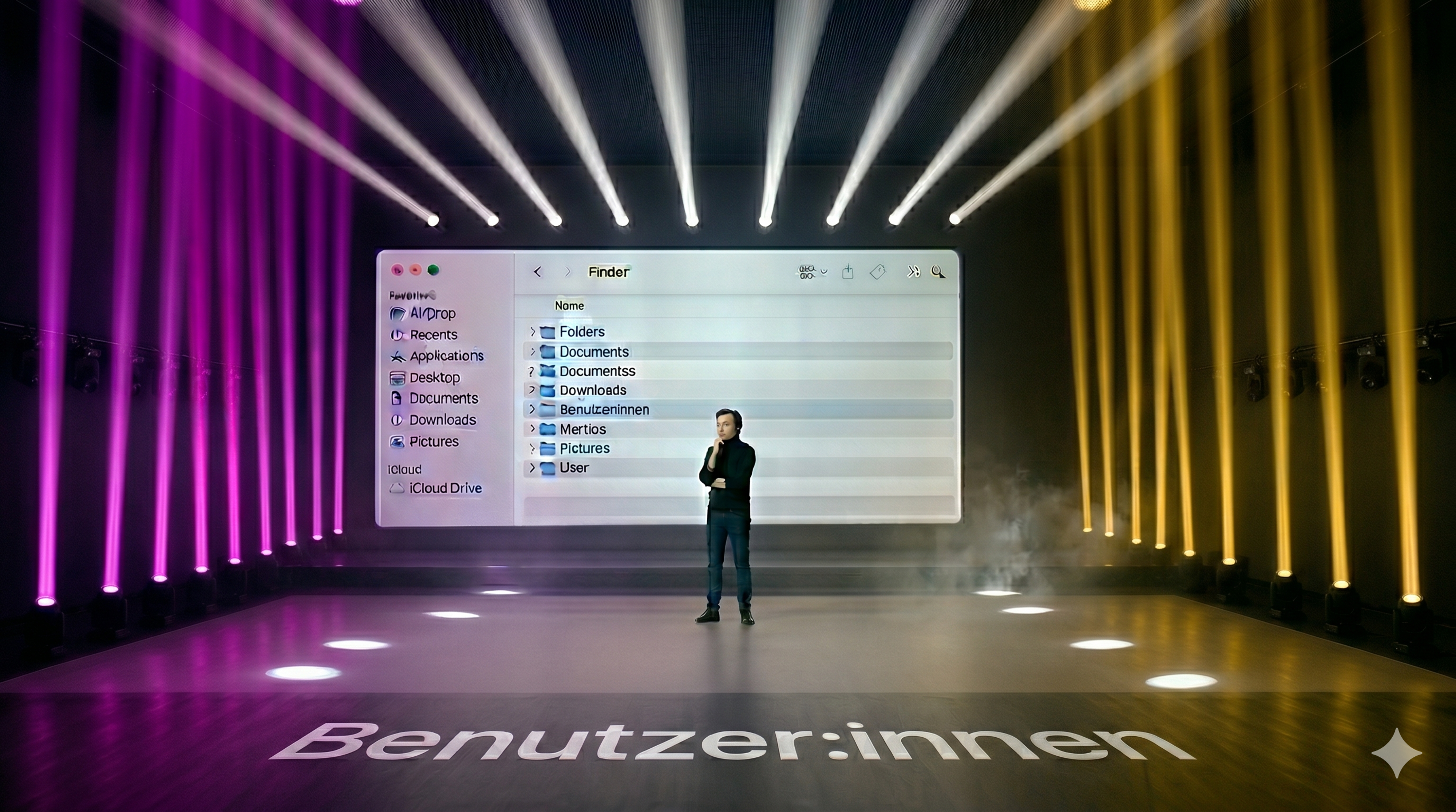 Benutzer_innen beim Mac