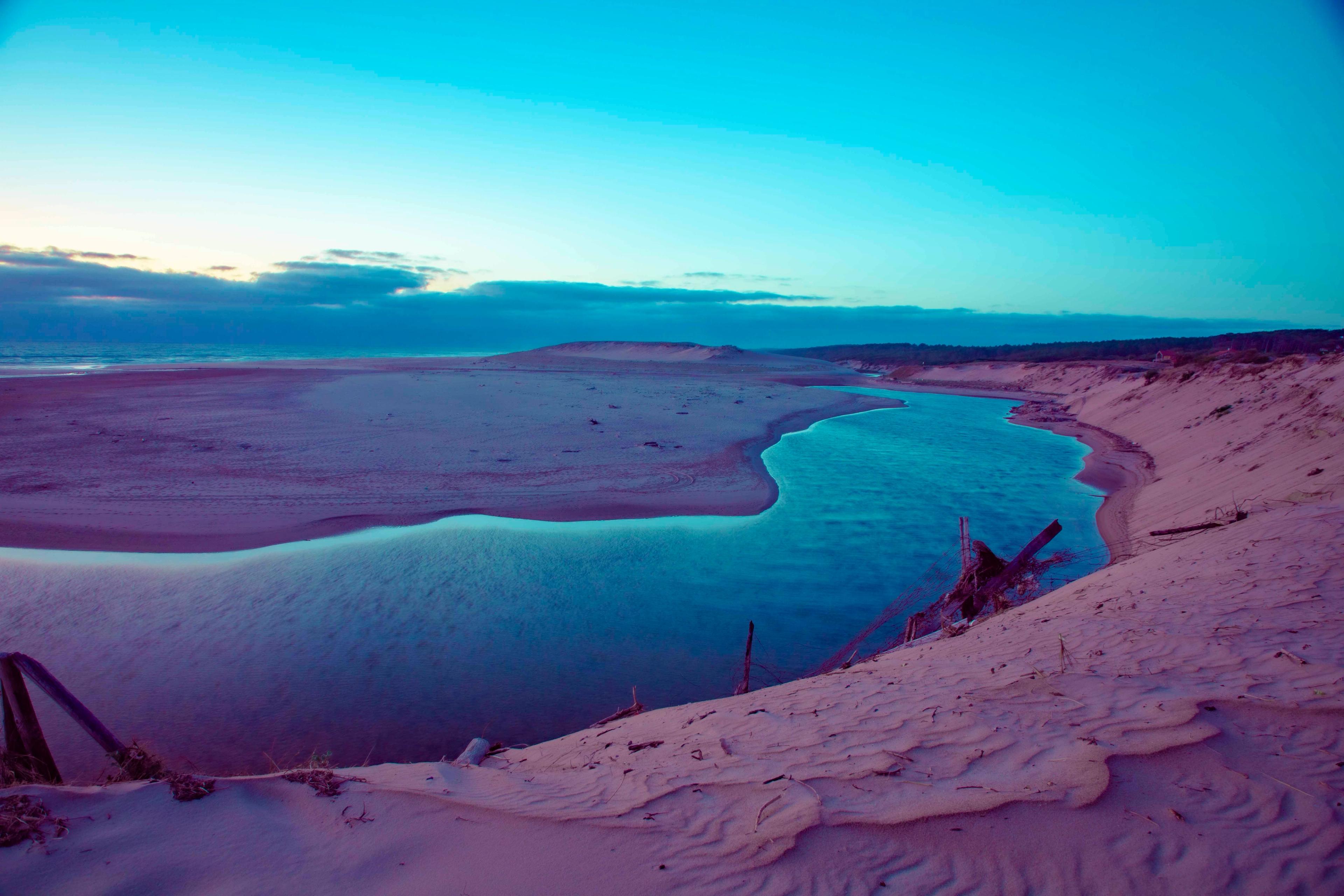 Moliets Plage - blaue Stunde