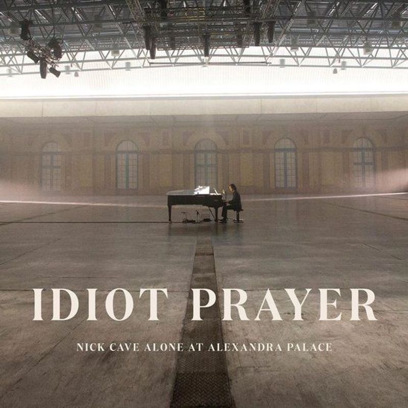 Omslag van Nick Cave: Idiot Prayer. Nick Cave Alone At Alexandra Palace