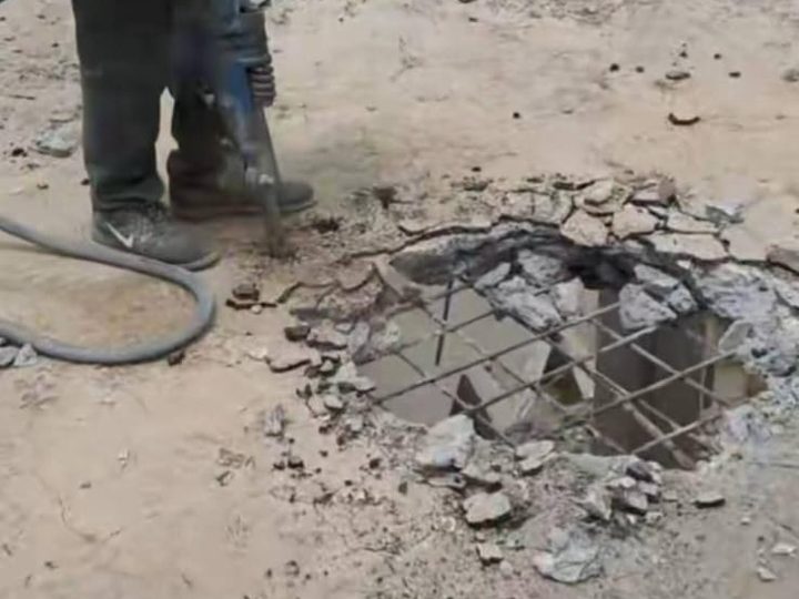 أعمال تكسير وتعديل ضمن مشروع ترميم في الشرقية — صورة من مرحلة التنفيذ 1