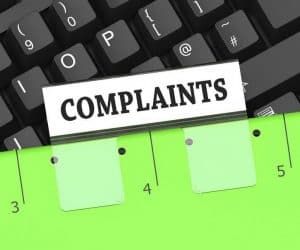 A large number of complaints against a seller