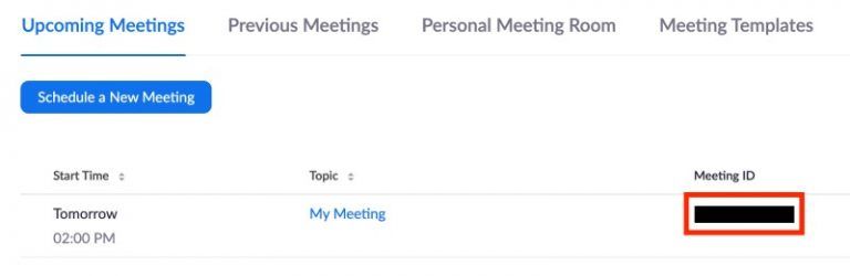 List of upcoming meetings