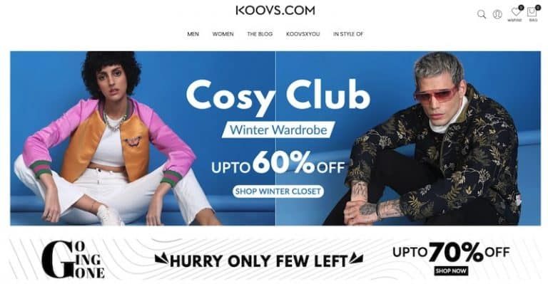 Koovs homepage