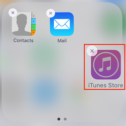 Move folder to another home screen page