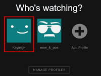Netflix profile icons