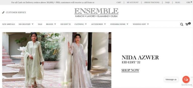 Ensemble homepage