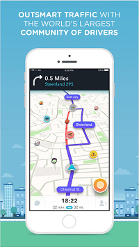 Waze screenshot