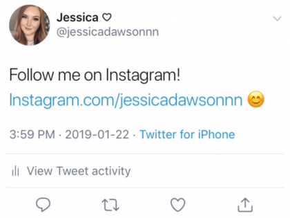 Promoting your Instagram account on other social media feeds
