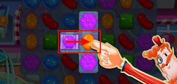 How to match a special wrapped candy in Candy Crush Saga
