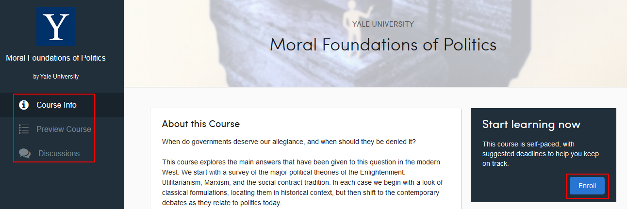 How to preview and enroll in a Coursera course
