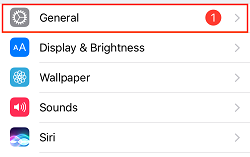 General Settings button
