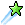 A shooting green feedback star