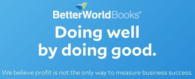 better world books logo and motto