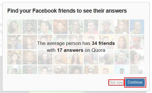 How to find your Facebook friends on Quora